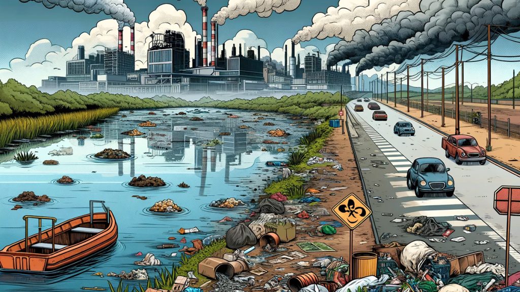 Les différents types de pollution